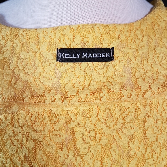 Yellow Lace Summer Jacket - Picture 7 of 9